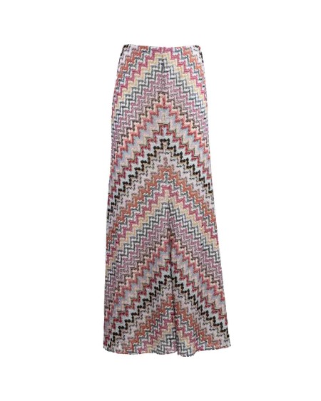 Shop MISSONI  Gonna: Missoni gonna lunga in viscosa lamé.
Vita alta.
Righe multicolore.
Maglia di misto viscosa.
Profili a contrasto.
Composizione: 84%Viscosa, 16%Fibra Metallizzata.
Fodera : 82%Poliestere, 18%Elastan.
Fabbricato in Italia.. DS24SH0Z BR00UX-SM975